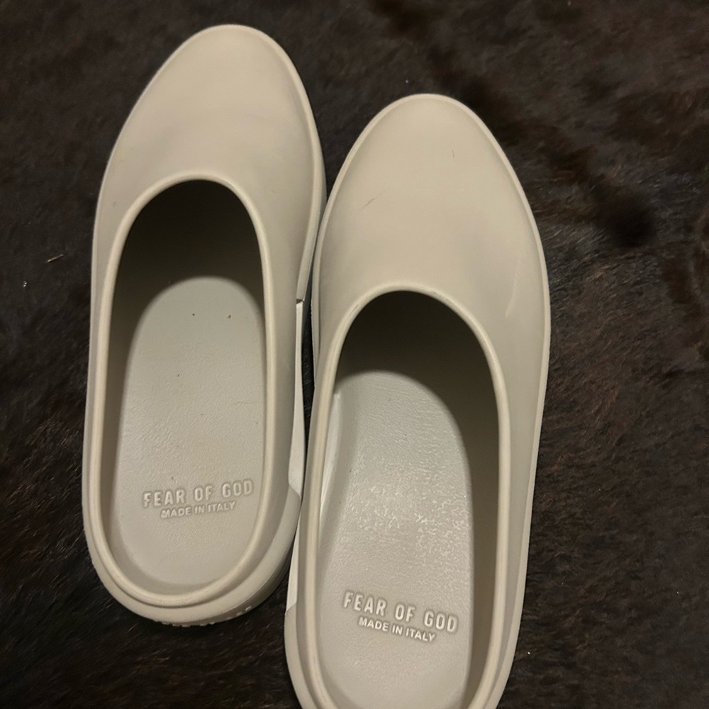 AUTHENTIC Fear of God Italian Bone Slip-Ons